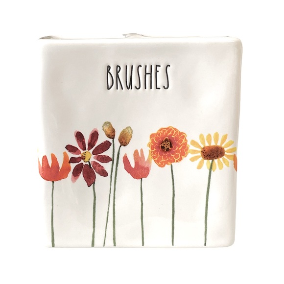 Rae Dunn Other - NEW Rae Dunn BRUSHES Divided Holder 🌻🍂🌻